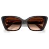 Sonnenbrille in Cat-Eye-Form, Sk6047, Dunkelbraun Sonnenbrille in Cat-Eye-Form, Sk6047, Dunkelbraun