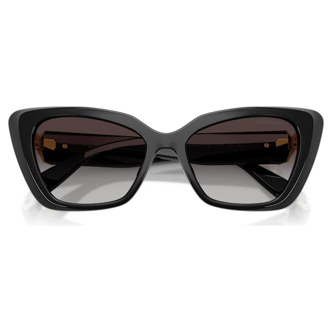 Sonnenbrille in Cat-Eye-Form, Sk6047, Schwarz Sonnenbrille in Cat-Eye-Form, Sk6047, Schwarz