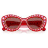 Sonnenbrille in Cat-Eye-Form, Sk6060, Rot Sonnenbrille in Cat-Eye-Form, Sk6060, Rot