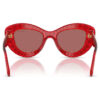 Sonnenbrille in Cat-Eye-Form, Sk6060, Rot Sonnenbrille in Cat-Eye-Form, Sk6060, Rot
