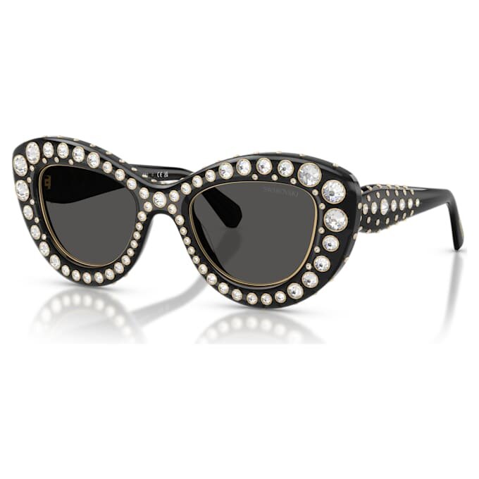 Sonnenbrille in Cat-Eye-Form, Sk6060, silberfarben Sonnenbrille in Cat-Eye-Form, Sk6060, silberfarben