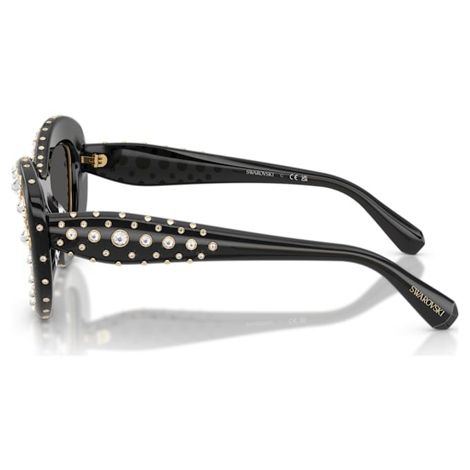 Sonnenbrille in Cat-Eye-Form, Sk6060, silberfarben Sonnenbrille in Cat-Eye-Form, Sk6060, silberfarben