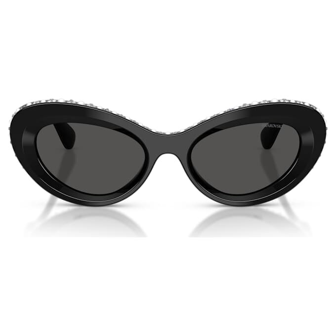 Sonnenbrille in Cat-Eye-Form, Sk6061U, Schwarz Sonnenbrille in Cat-Eye-Form, Sk6061U, Schwarz