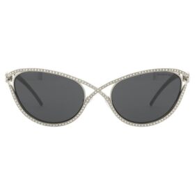 Sonnenbrille in Cat-Eye-Form, Sk7025, silberfarben