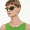 Sonnenbrille in Cat-Eye-Form, SK7039, Goldton Sonnenbrille in Cat-Eye-Form, SK7039, Goldton