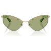 Sonnenbrille in Cat-Eye-Form, SK7039, Goldton Sonnenbrille in Cat-Eye-Form, SK7039, Goldton