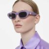 Sonnenbrille in Kissenform, Lila Sonnenbrille in Kissenform, Lila
