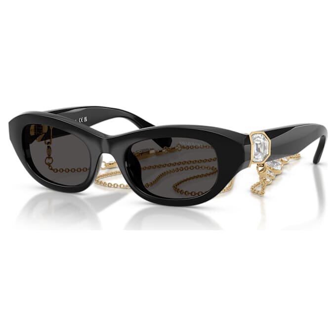 Sonnenbrille in Kissenform, schwarz Sonnenbrille in Kissenform, schwarz