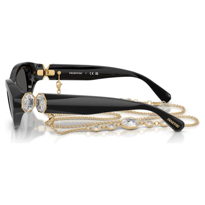 Sonnenbrille in Kissenform, schwarz Sonnenbrille in Kissenform, schwarz