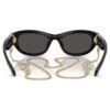 Sonnenbrille in Kissenform, schwarz Sonnenbrille in Kissenform, schwarz