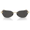 Sonnenbrille in Kissenform, Sk7038, goldfarben Sonnenbrille in Kissenform, Sk7038, goldfarben