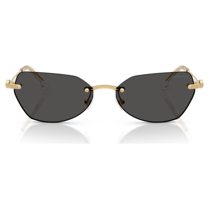 Sonnenbrille in Kissenform, Sk7038, goldfarben Sonnenbrille in Kissenform, Sk7038, goldfarben
