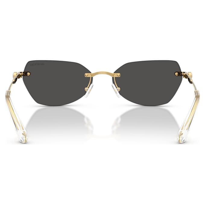 Sonnenbrille in Kissenform, Sk7038, goldfarben Sonnenbrille in Kissenform, Sk7038, goldfarben