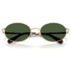Sonnenbrille in ovaler Form, grün Sonnenbrille in ovaler Form, grün