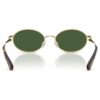 Sonnenbrille in ovaler Form, grün Sonnenbrille in ovaler Form, grün