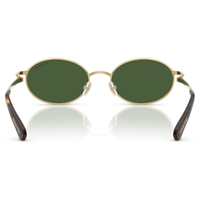 Sonnenbrille in ovaler Form, grün Sonnenbrille in ovaler Form, grün