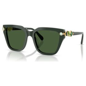 Sonnenbrille in quadratischer Form, grün