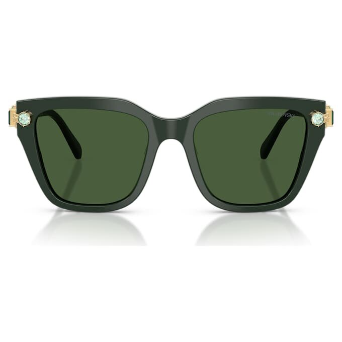 Sonnenbrille in quadratischer Form, grün Sonnenbrille in quadratischer Form, grün