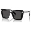 Sonnenbrille in quadratischer Form, Sk6032, Schwarz