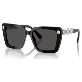 Sonnenbrille in quadratischer Form, Sk6032, Schwarz