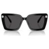 Sonnenbrille in quadratischer Form, Sk6032, Schwarz