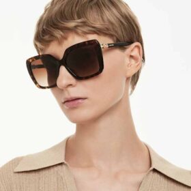 Sonnenbrille in quadratischer Form, Sk6049, Braun