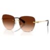 Sonnenbrille in quadratischer Form, Sk7043, braun