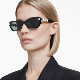 Sonnenbrille in Schmetterlingsform, Sk6033, Schwarz