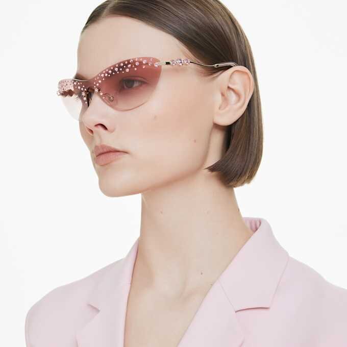 Sonnenbrille „Mask“, Rosa Sonnenbrille „Mask“, Rosa