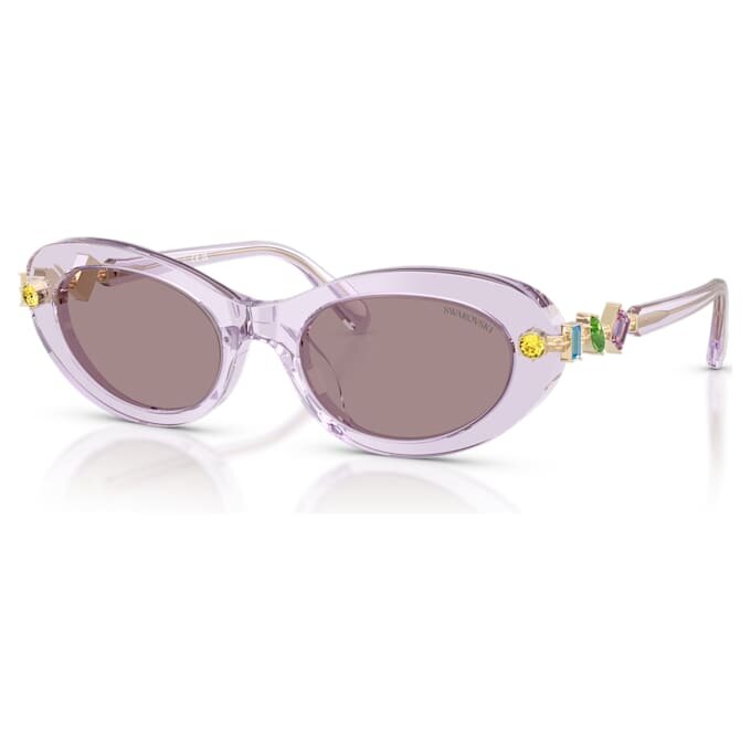 Sonnenbrille, ovale Form, rosa Sonnenbrille, ovale Form, rosa