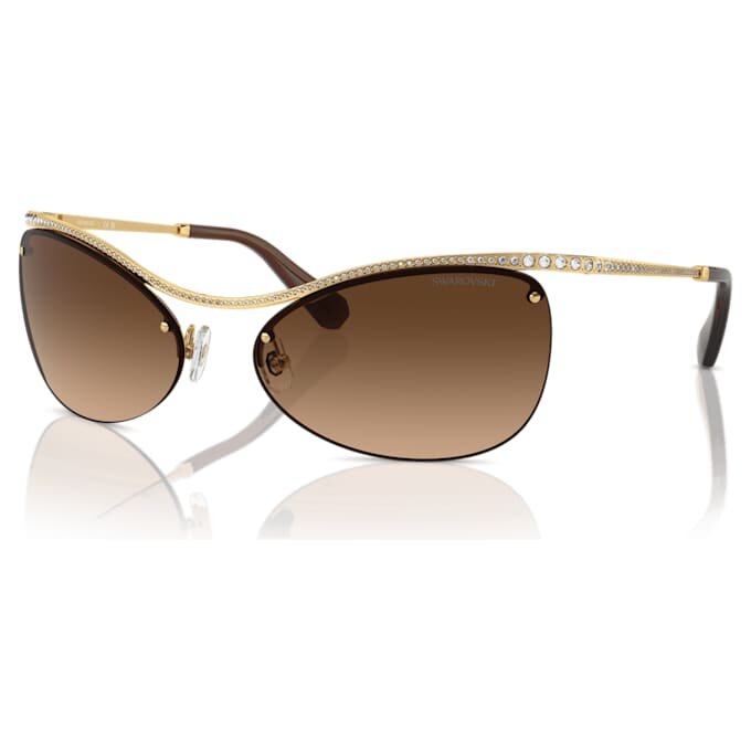 Sonnenbrille, ovale Form, SK7018, braun Sonnenbrille, ovale Form, SK7018, braun