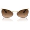 Sonnenbrille, ovale Form, SK7018, braun Sonnenbrille, ovale Form, SK7018, braun