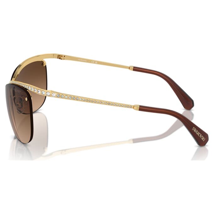 Sonnenbrille, ovale Form, SK7018, braun Sonnenbrille, ovale Form, SK7018, braun