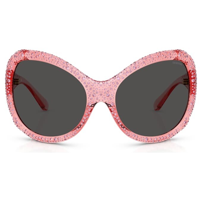 Sonnenbrille Oversize, Cat-Eye-Form, Sk6052, Rosa Sonnenbrille Oversize, Cat-Eye-Form, Sk6052, Rosa