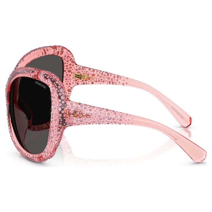 Sonnenbrille Oversize, Cat-Eye-Form, Sk6052, Rosa Sonnenbrille Oversize, Cat-Eye-Form, Sk6052, Rosa