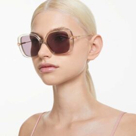 Sonnenbrille, Oversize, quadratische Form, SK6011, Lila
