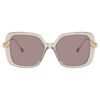 Sonnenbrille, Oversize, quadratische Form, SK6011, Lila
