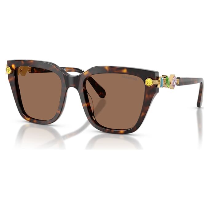 Sonnenbrille, quadratische Form, braun Sonnenbrille, quadratische Form, braun