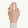 Stilla Attract Ring, Rundschliff, Weiß, silberfarben Stilla Attract Ring, Rundschliff, Weiß, silberfarben