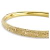 Sublima Armreif „Snow Pavé“, goldfarben, goldfarben plattiert
