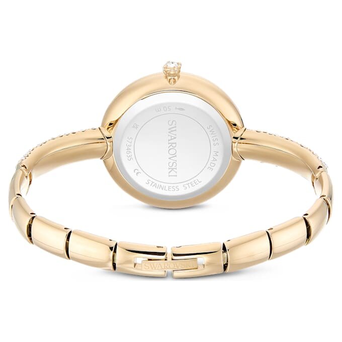 Sublima Armreihuhr Swiss Made, Metallarmband, goldfarben, champagnerfarbene Oberfläche Sublima Armreihuhr Swiss Made, Metallarmband, goldfarben, champagnerfarbene Oberfläche