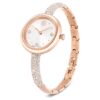 Sublima Armreihuhr, Swiss Made, Metallarmband, Roségold-Farbton, roségoldfarbene Oberfläche