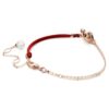 Symbolica-Armband mit Kristallperle, Pavé, Hufeisen, weiß, roségoldfarben plattiert Symbolica-Armband mit Kristallperle, Pavé, Hufeisen, weiß, roségoldfarben plattiert
