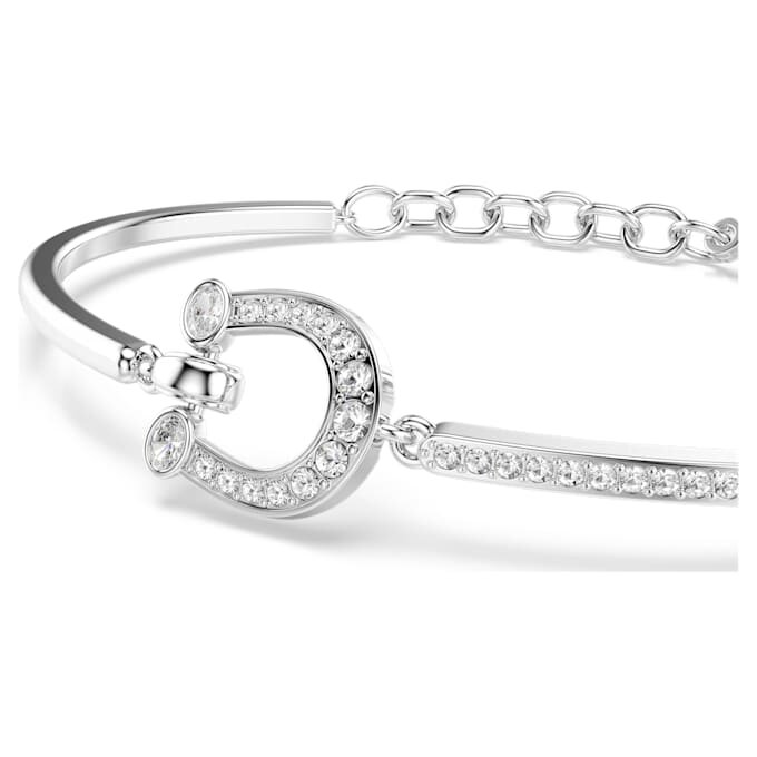 Symbolica Armband Pavé, Hufeisen, Weiß, rhodiniert Symbolica Armband Pavé, Hufeisen, Weiß, rhodiniert