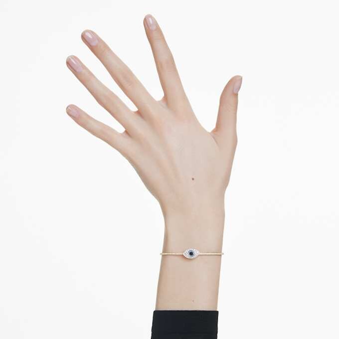 Symbolica-Armreif „Evil Eye“, blau, vergoldet Symbolica-Armreif „Evil Eye“, blau, vergoldet