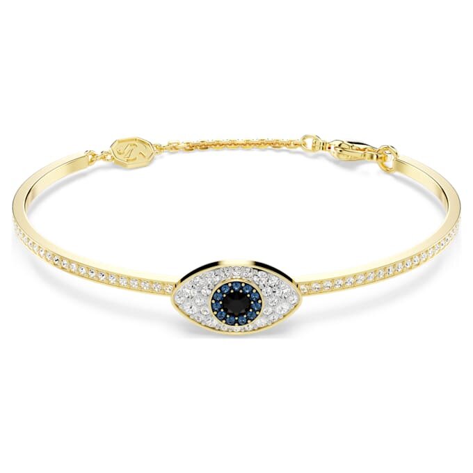 Symbolica-Armreif „Evil Eye“, blau, vergoldet Symbolica-Armreif „Evil Eye“, blau, vergoldet