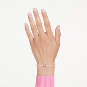 Symbolica-Armreif „Eye“, mehrfarbig, rosévergoldet