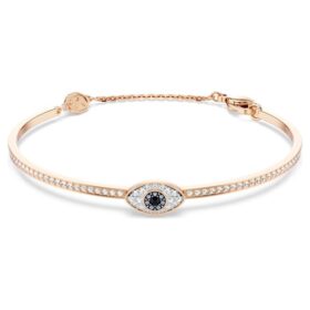 Symbolica-Armreif „Eye“, mehrfarbig, rosévergoldet