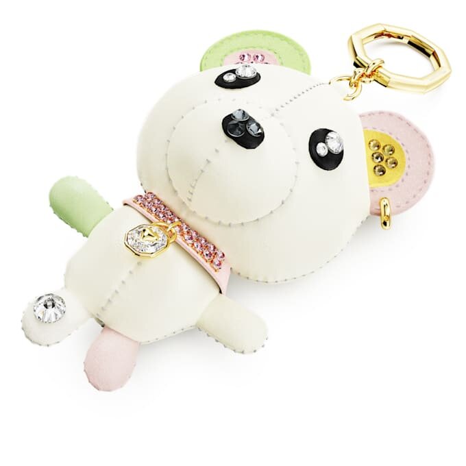 Teddy-Taschenanhänger, mehrfarbig, goldfarben plattiert Teddy-Taschenanhänger, mehrfarbig, goldfarben plattiert