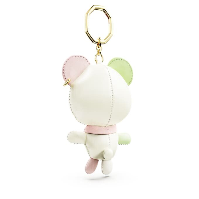 Teddy-Taschenanhänger, mehrfarbig, goldfarben plattiert Teddy-Taschenanhänger, mehrfarbig, goldfarben plattiert